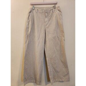 GAP Cream Wide Leg Pants